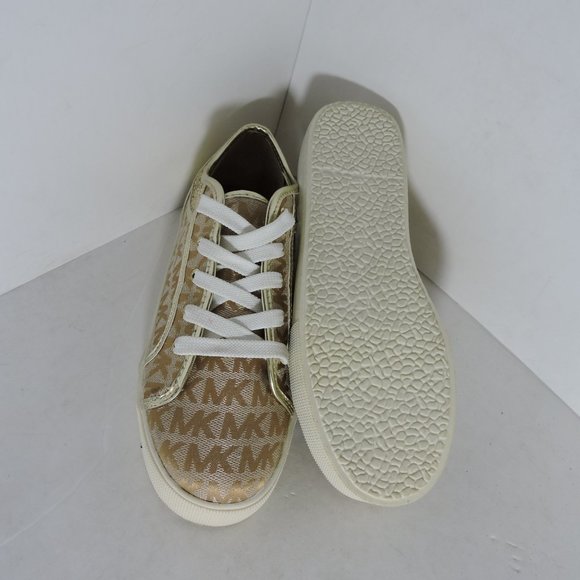 "Michael Kors" Gold Sneakers for Girls - Picture 3 of 4